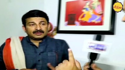 Manoj tiwari Interview, शीला दीक्षित के लिए कुछ बोलना मेरे संस्कार में नही