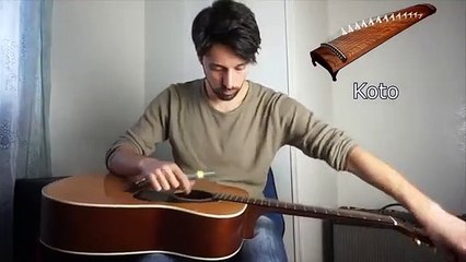 Les sons de divers iinstruments avec des guitares