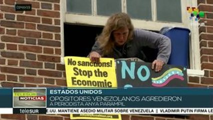 Opositores venezolanos pretendieron tomar la embajada en Washington