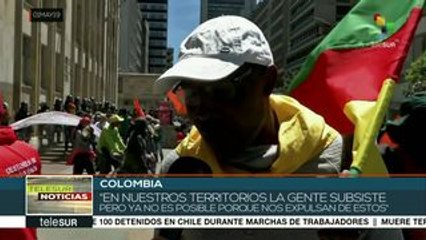 Colombianos marchan este 1 de mayo contra Plan Nacional de Desarrollo