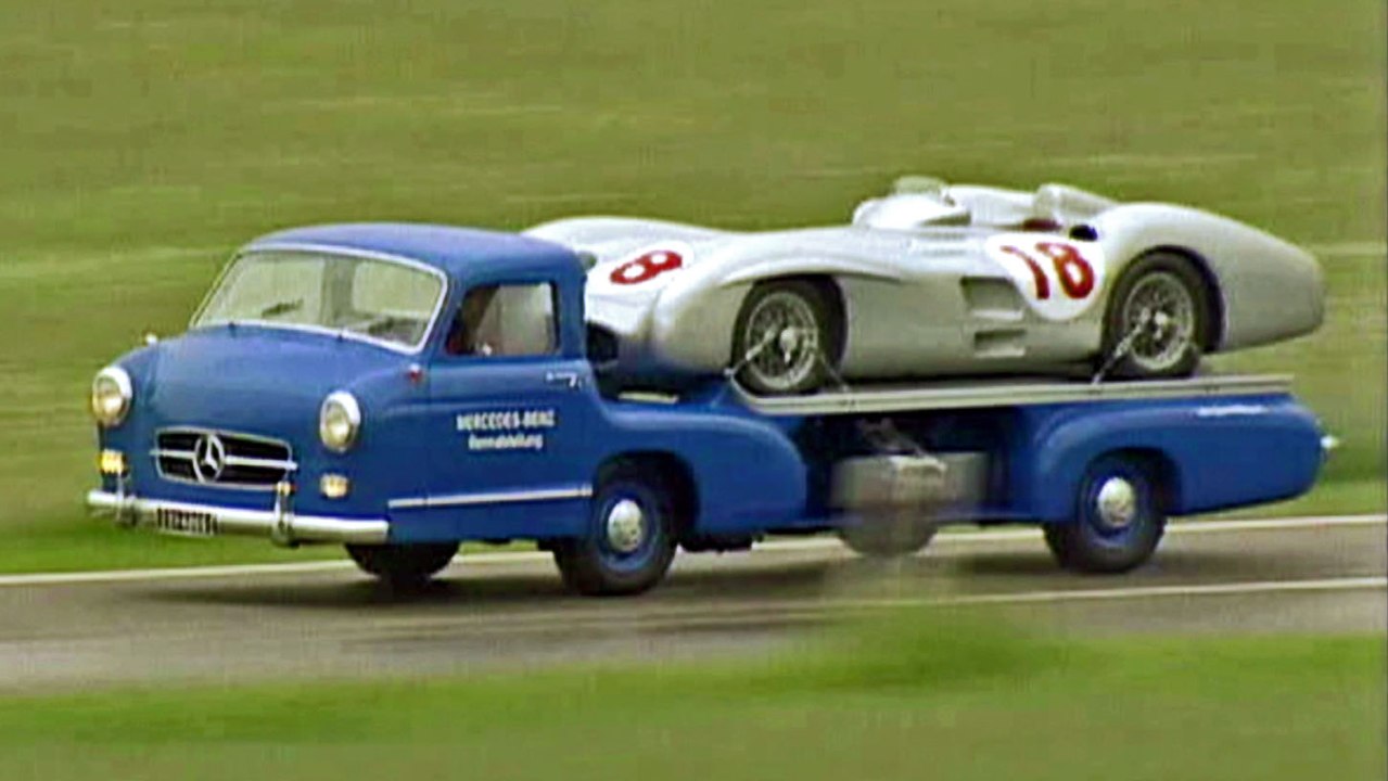 Mercedes renntransporter