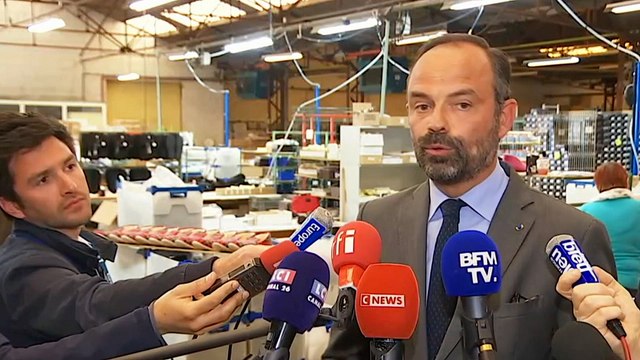 Déclaration à l'occasion de la visite de la manufacture Rondinaud (Rivières)