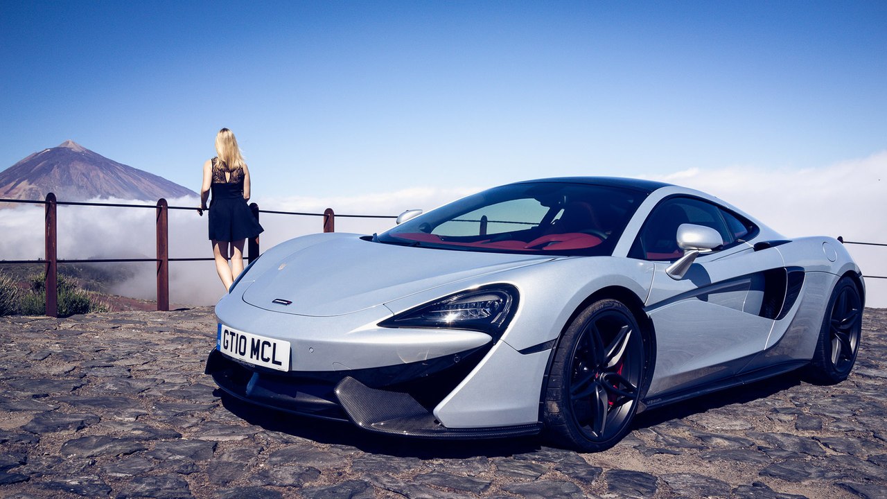 Mit dem mclaren 570 gt auf teneriffa