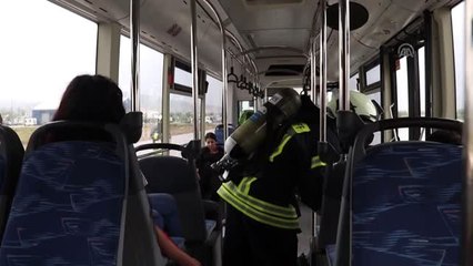 Elazığ Havalimanı'nda Yangın Tatbikatı