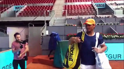 Rafael Nadal Practice in Madrid, 2 May 2019