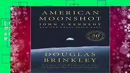 [BEST SELLING]  American Moonshot: John F. Kennedy and the Great Space Race by Douglas Brinkley