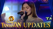 Gerlyn will do her best to keep the Golden Microphone in her hands | Tawag ng Tanghalan Update