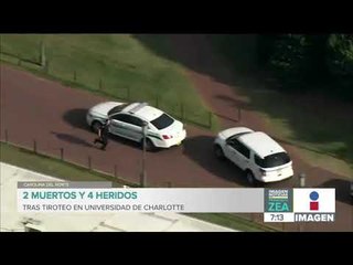 Tiroteo en una universidad de Carolina del Norte deja dos muertos y cuatro heridos | Francisco Zea