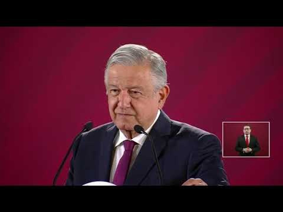 Conferencia matutina de AMLO, 2 de mayo de 2019