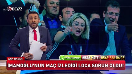 İMAMOĞLU'NUN MAÇ İZLEDİĞİ LOCA SORUN OLDU