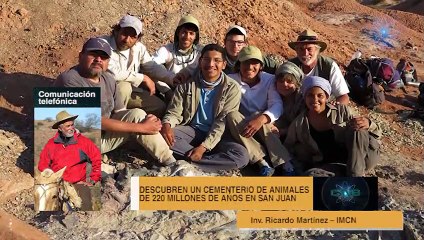 Descubren un extraordinario cementerio de animales de 220 millones de años en San Juan