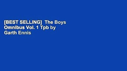 [BEST SELLING]  The Boys Omnibus Vol. 1 Tpb by Garth Ennis
