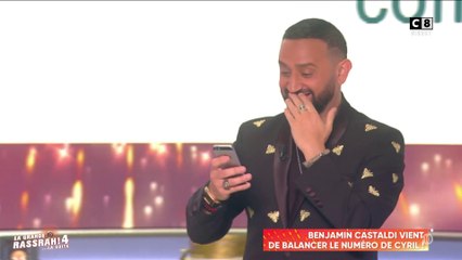 Benjamin Castaldi balance le numéro de Cyril Hanouna, l'animateur se venge sur tous les chroniqueurs