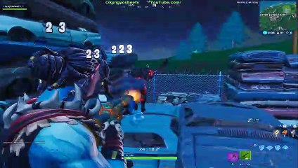 search the treasure map signpost found in Junk Junction * Fortnite season 8 Week 10*
