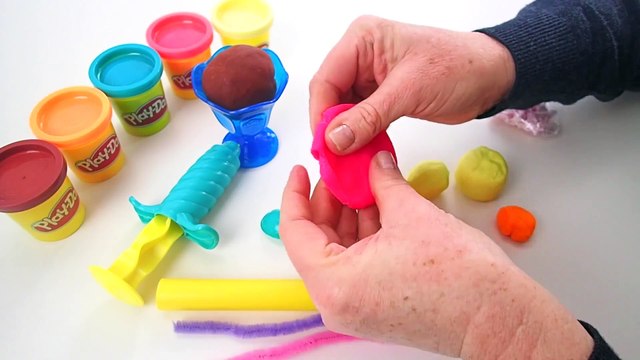 How To Make Your Own Ice Cream Sundae With Play Doh | Ice Cream Nearby Maker Cake Crafty Kids