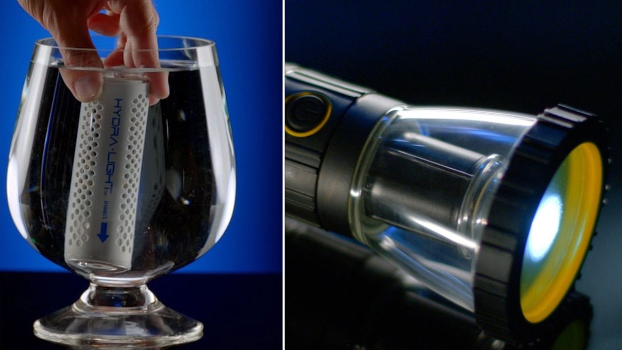 This Innovative Flashlight Runs On Water