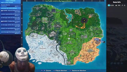 Follow the treasure map signpost in Junk Junction ( Fortnite Seasn 8 Week 10 )