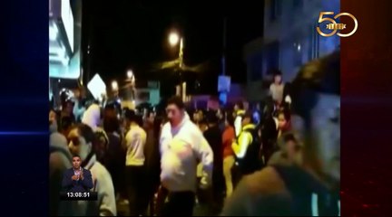 Cinco presuntos delincuentes estuvieron a punto de ser linchados al norte de Quito