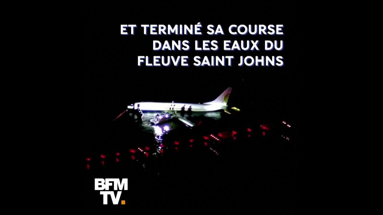 En Floride, un Boeing 737 rate son atterrissage et finit sa course dans un fleuve