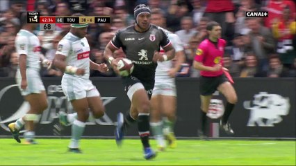 Toulouse / Pau : L'essai d'Ahki face à Pau