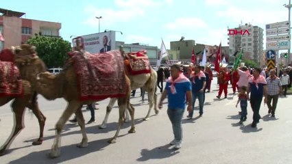 Adanalı Yörüklerden Develi Temsili Göç Yürüyüşü