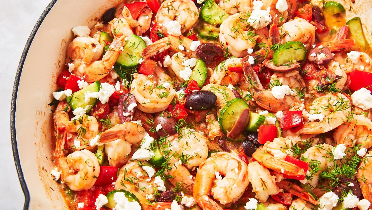 Greek Shrimp Makes Weeknights Less Boring