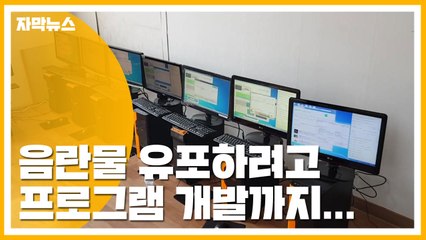 [자막뉴스] 음란물 110만 건 유포..."24시간 자동 업로드" / YTN