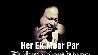 Her Ek Moor Par Ustad Nusrat Fateh Ali Khan WhatsApp Status Video