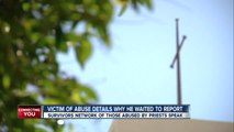 Victim of sexual abuse discusses why he didn't report abuse sooner