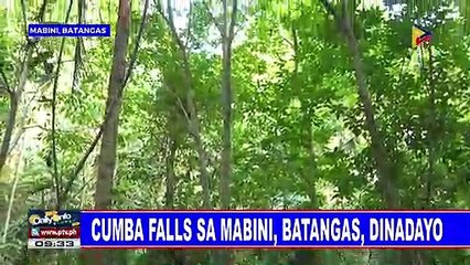 Cumba falls sa Mabini, Batangas, dinadayo