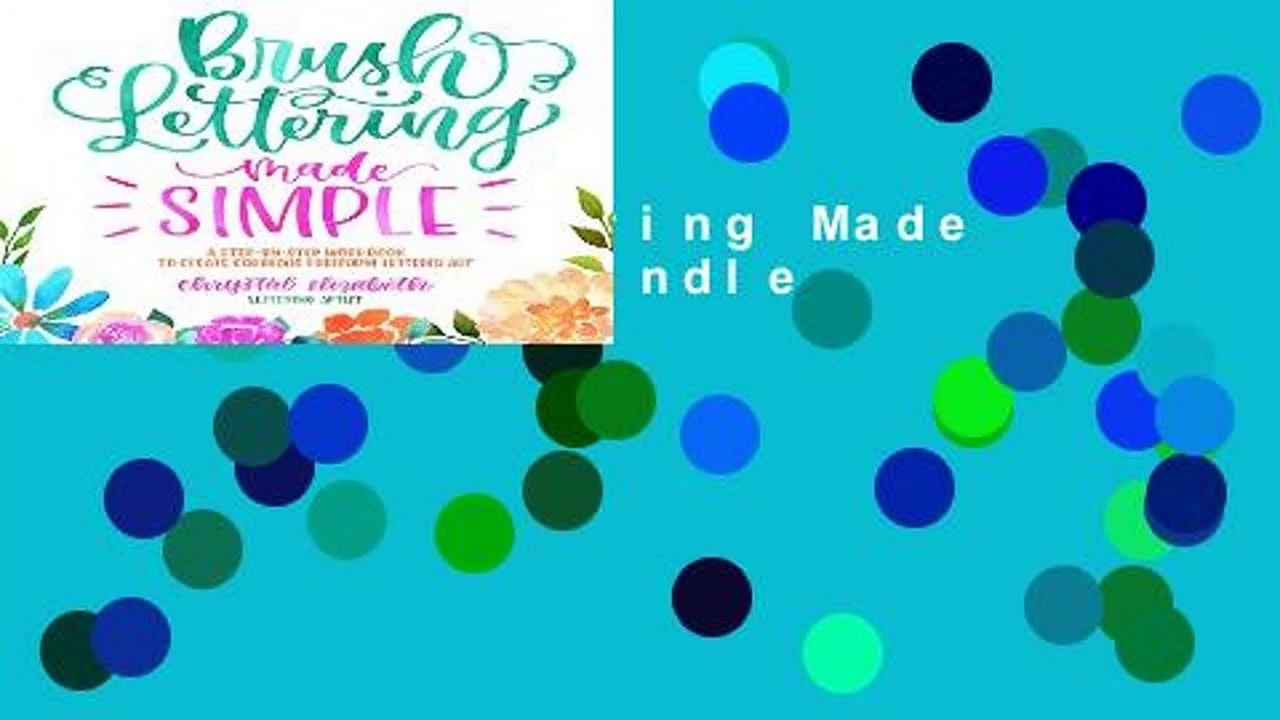 Brush Lettering Made Simple  For Kindle