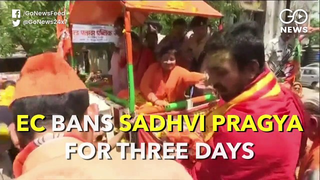 Lok Sabha Elections 2019 - EC Bans Sadhvi Pragya For 72 Hours