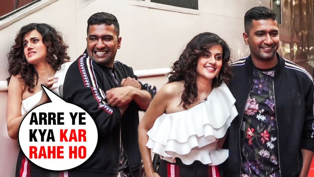 Vicky Kaushal Taapsee Pannu FUN MOMENTS At Neha Dhupia's Vogue BFF's Season 3