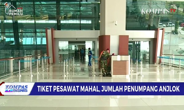 Tiket Pesawat Mahal, Jumlah Penumpang Anjlok