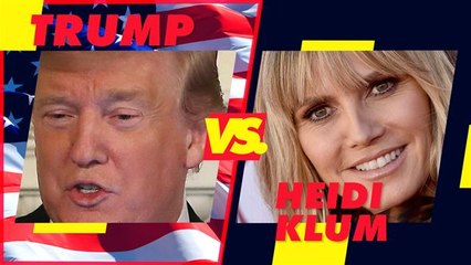 Trump e Heidi Klum: de BFFs a inimigos