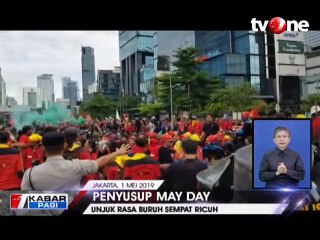 Aksi Anarko Sindikalisme Susupi Peringatan Hari Buruh