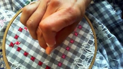 Bordar mosaico de colores esterilla, toalla, pareo y calienta el sol (parte 5) y mis _PUNTADAS_