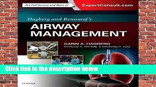 About For Books  Hagberg and Benumof s Airway Management, 4e  Best Sellers Rank : #5