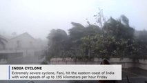 Cyclone Fani hits eastern coast of India with winds of 195 kph