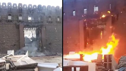 కాలిబూడిదైన ‘సైరా నరసింహారెడ్డి’ సెట్! || Filmibeat Telugu