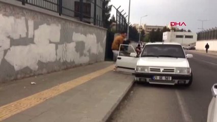 Diyarbakır Eşi ve Çocuğuna Yolda Şiddet Uyguladı -