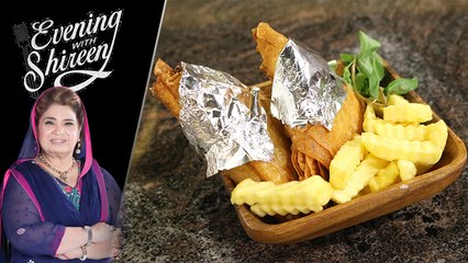Big Samosa With Fries Recipe by Chef Shireen Anwar 2 May 2019