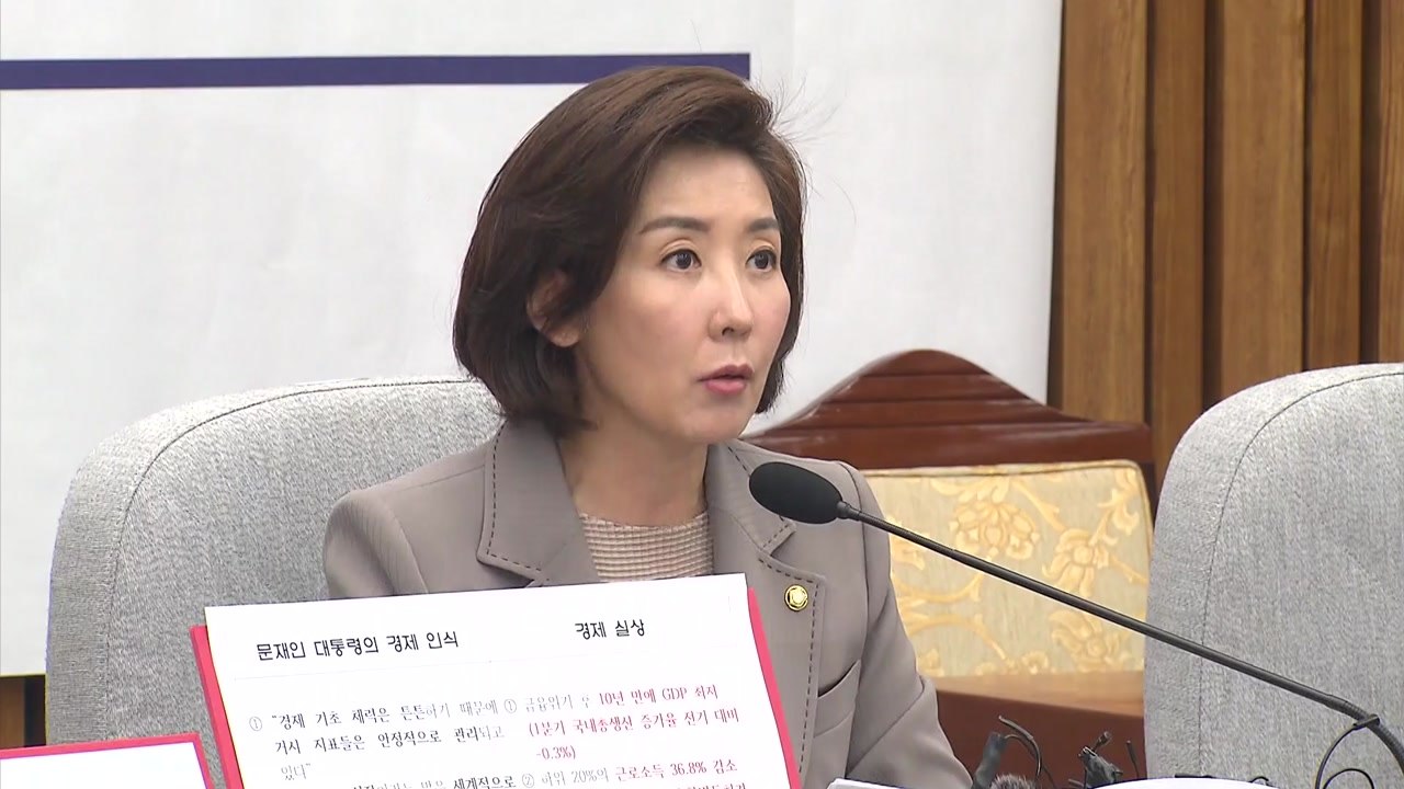 나경원 "대통령, 정치 보복 멈추지 않겠다는 오기" / YTN