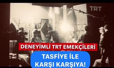 Sendikadan TRT'de yaşananlara videolu isyan!