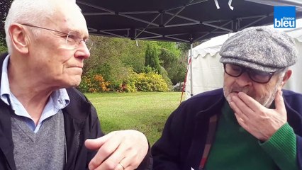 Jean Benguigui suit un cours d'insultes et de jurons en breton avec le journaliste Guy Le Corre