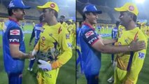 IPL 2019 : MS Dhoni Meeting Sourav Ganguly After Chennai Super Kings defeat Delhi Capitals
