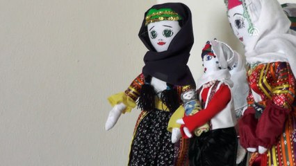 Yöresel kıyafetli bez bebekler geçim kaynağı oldu - TUNCELİ