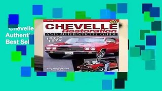 Chevelle Restoration and Authenticity 1970-1972  Best Sellers Rank : #5