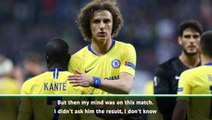 I can ring you about David Luiz's contract? - Sarri