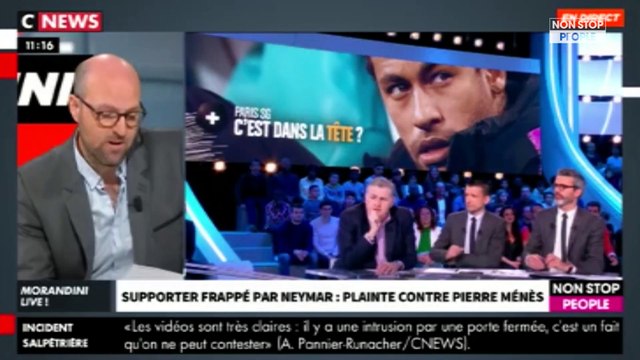 Morandini Live : Le supporter frappé par Neymar porte plainte contre Pierre Ménès, analyse (vidéo)